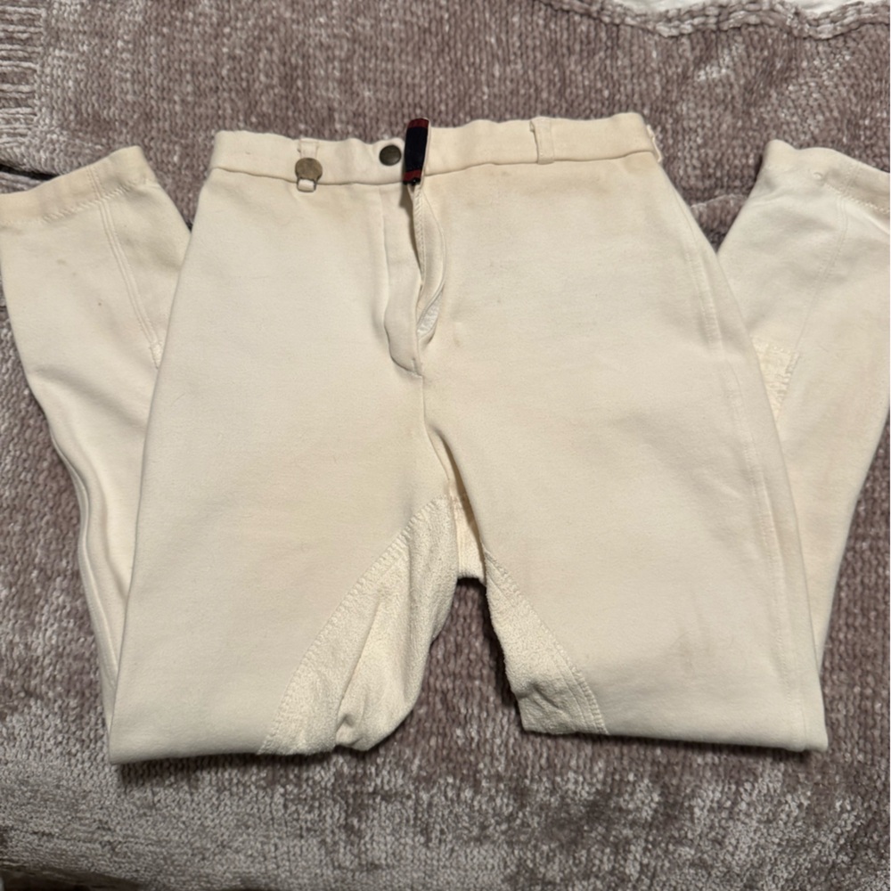 Women’s equestrian pants, off white